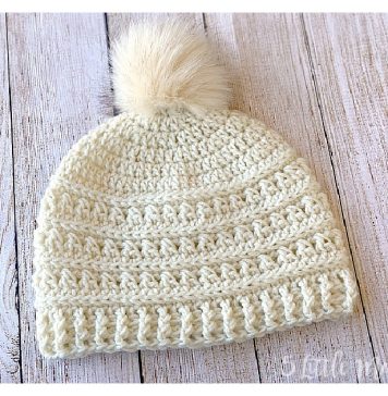 Criss Cross Hat Free Crochet Pattern