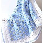 Forget-Me-Not Daydream Floral Blanket Crochet Pattern