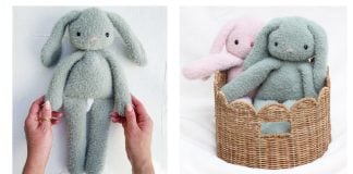 Long Leg Bunny Free Crochet Pattern and Video Tutorial