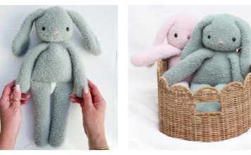 Long Leg Bunny Free Crochet Pattern and Video Tutorial