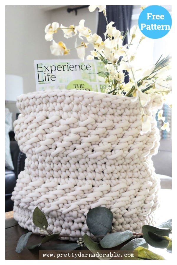 Montero Basket Free Crochet Pattern