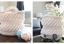 Montero Basket Free Crochet Pattern Montero Basket Free Crochet Pattern