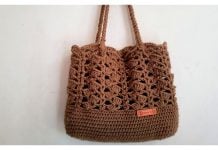 Quick and Easy Bag Free Crochet Pattern and Video Tutorial