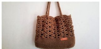 Quick and Easy Bag Free Crochet Pattern and Video Tutorial