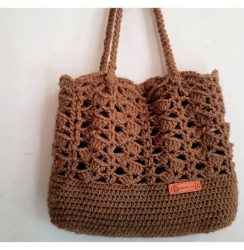 Quick and Easy Bag Free Crochet Pattern and Video Tutorial