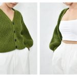 Ribbed Cardigan Crochet Pattern
