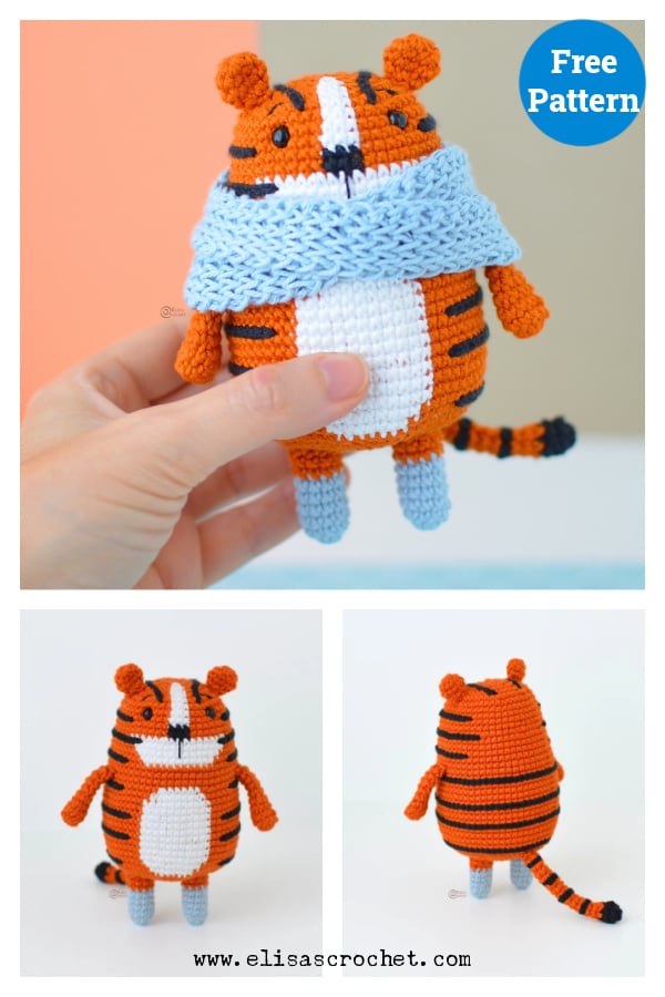Ruby the Tiger Amigurumi Free Crochet Pattern