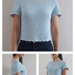 Scallop Top Free Crochet Pattern and Video Tutorial
