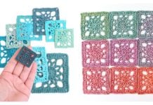 Simple Square Free Crochet Pattern and Video Tutorial