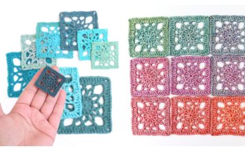 Simple Square Free Crochet Pattern and Video Tutorial