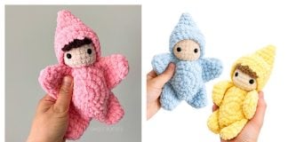 Star Baby Doll Free Crochet Pattern and Video Tutorial