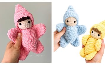 Star Baby Doll Free Crochet Pattern and Video Tutorial