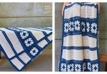 Take-Along Granny Square Blanket Free Crochet Pattern