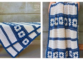 Take-Along Granny Square Blanket Free Crochet Pattern