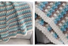 Country Charm Lapghan Free Crochet Pattern and Video Tutorial
