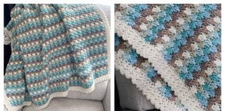 Country Charm Lapghan Free Crochet Pattern and Video Tutorial