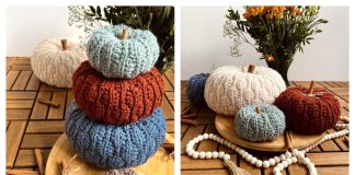 Cozy Cottage Pumpkins Free Crochet Pattern and Video Tutorial