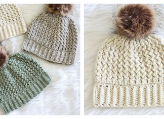 Crossroads Beanie Free Crochet Pattern