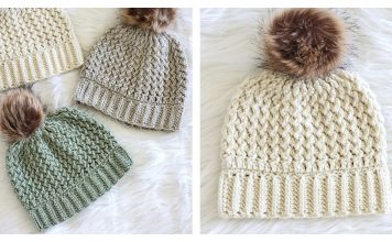 Crossroads Beanie Free Crochet Pattern
