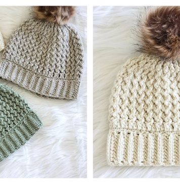 Crossroads Beanie Free Crochet Pattern