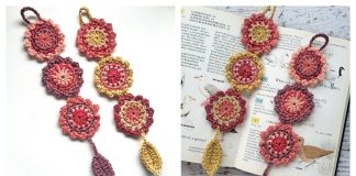 Faded Petals Bookmark Free Crochet Pattern