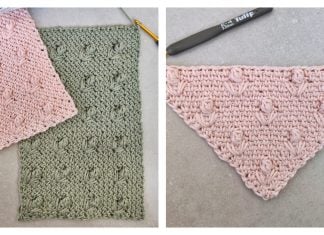 Floral Moss Stitch Dishcloth Free Crochet Pattern and Video Tutorial Floral Moss Stitch Dishcloth Free Crochet Pattern and Video Tutorial
