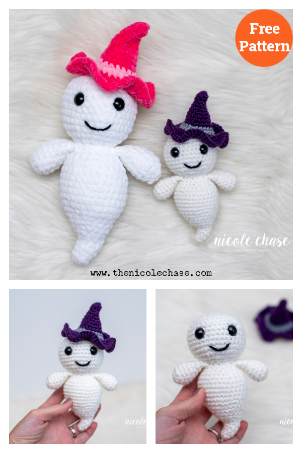 Gilbert the Ghost Free Crochet Pattern
