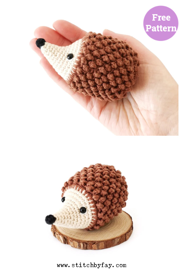 Hazel The Hedgehog Amigurumi Free Crochet Pattern
