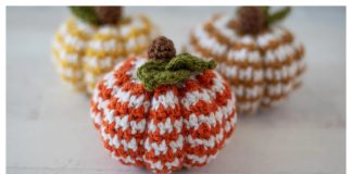 Houndstooth Pumpkin Free Crochet Pattern