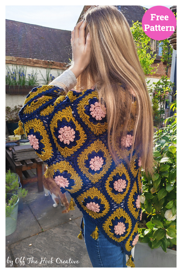 Midnight Lantern Shawl Free Crochet Pattern