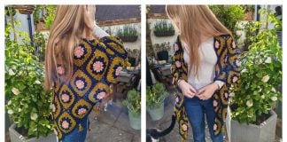Midnight Lantern Shawl Free Crochet Pattern