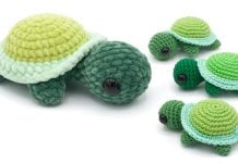 Mini Turtle Amigurumi Free Crochet Pattern and Video Tutorial