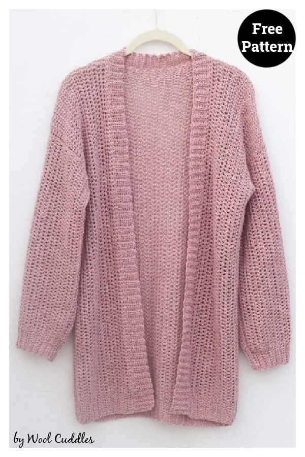 Morning Mist Cardigan Free Crochet Pattern