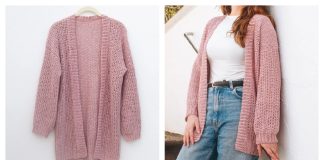 Morning Mist Cardigan Free Crochet Pattern