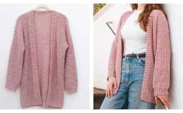 Morning Mist Cardigan Free Crochet Pattern
