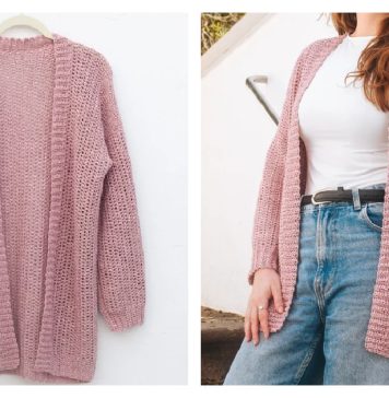 Morning Mist Cardigan Free Crochet Pattern