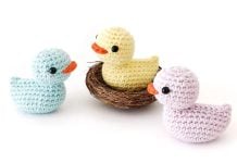 No-Sew Duck Free Crochet Pattern