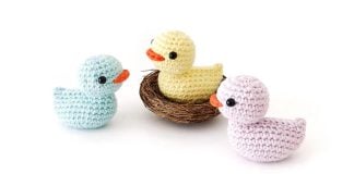 No-Sew Duck Free Crochet Pattern