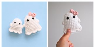 Pocket Ghost Free Crochet Pattern and Video Tutorial