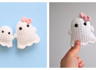 Pocket Ghost Free Crochet Pattern and Video Tutorial