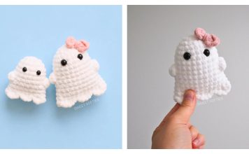 Pocket Ghost Free Crochet Pattern and Video Tutorial