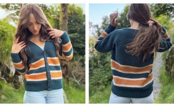 Roona Cardigan Free Crochet Pattern and Video Tutorial