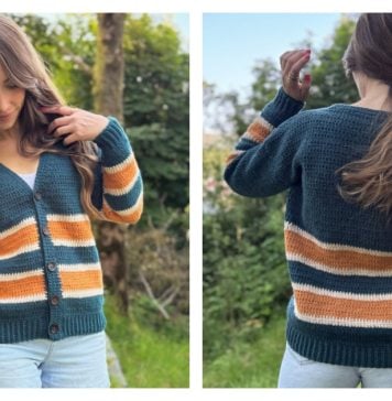 Roona Cardigan Free Crochet Pattern and Video Tutorial