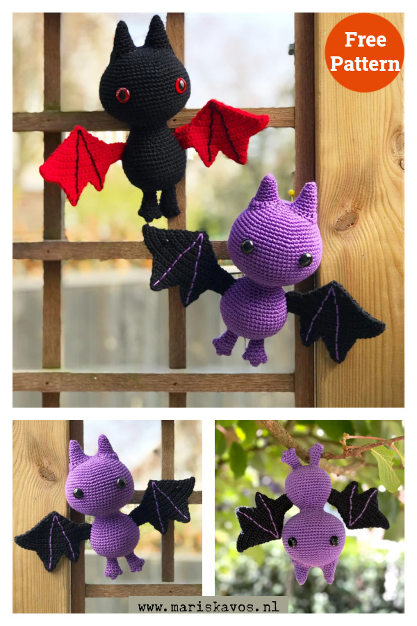 Spikey the Bat Amigurumi Free Crochet Pattern