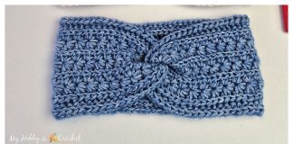 Textured Star Stitch Headband Free Crochet Pattern