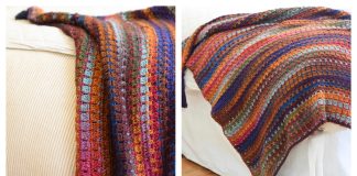 Woodland Prismatic Blanket Free Crochet Pattern and Video Tutorial