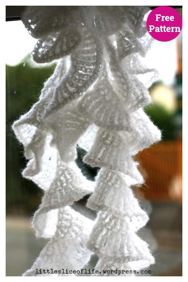 Cascade Scarf Free Crochet Pattern