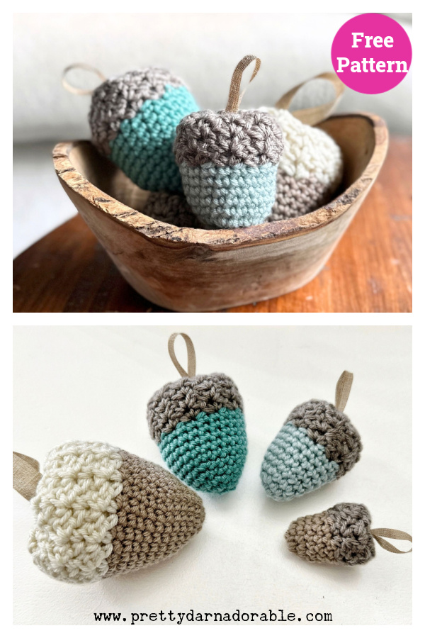 Cedar Ridge Acorn Free Crochet Pattern