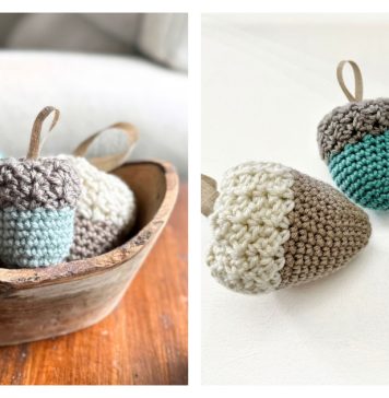 Cedar Ridge Acorn Free Crochet Pattern