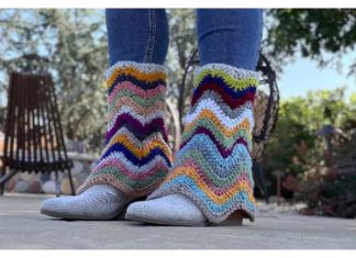 Chevron Chic Boot Cuffs Free Crochet Pattern